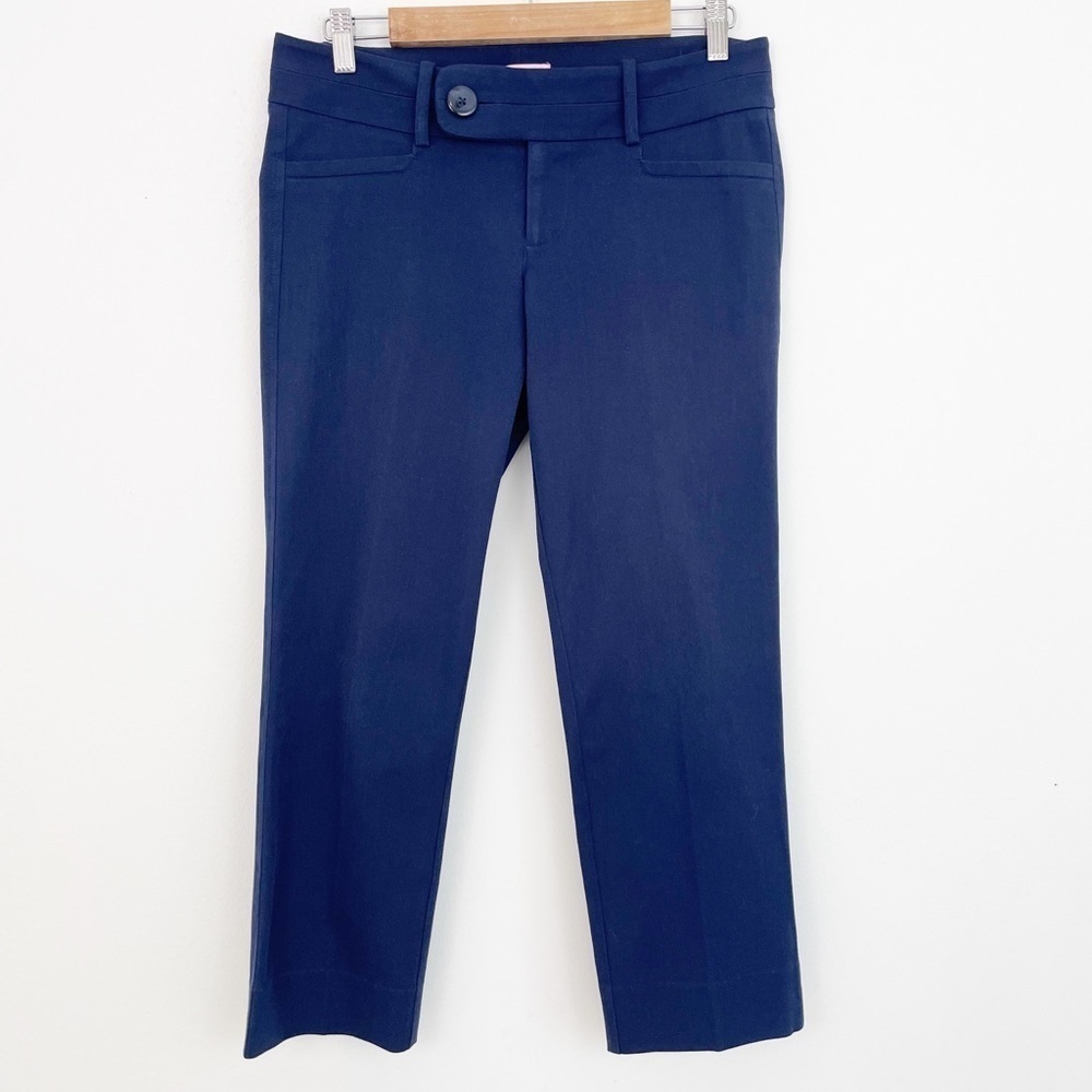 Lily Pulitzer Midnight Navy Luxury Capri Pants Size 6
